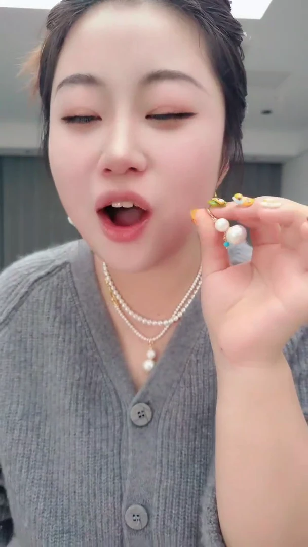 颈饰合金淡水珍珠0501珍珠葫芦