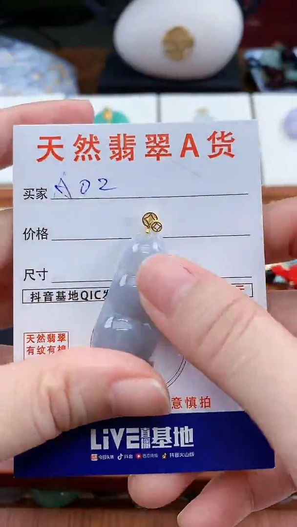 颈饰未镶嵌翡翠天然A货翡翠挂件