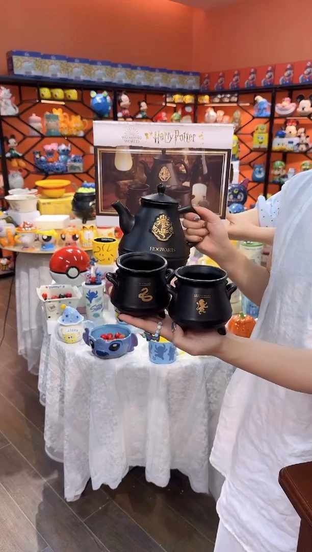 瓷片@@哈利·波特水壶一壶两杯