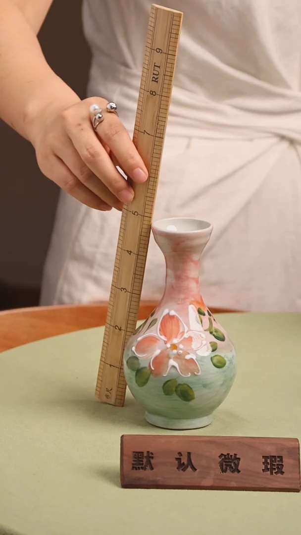 瓷片不带花景德镇手工手绘陶瓷花瓶赏瓶