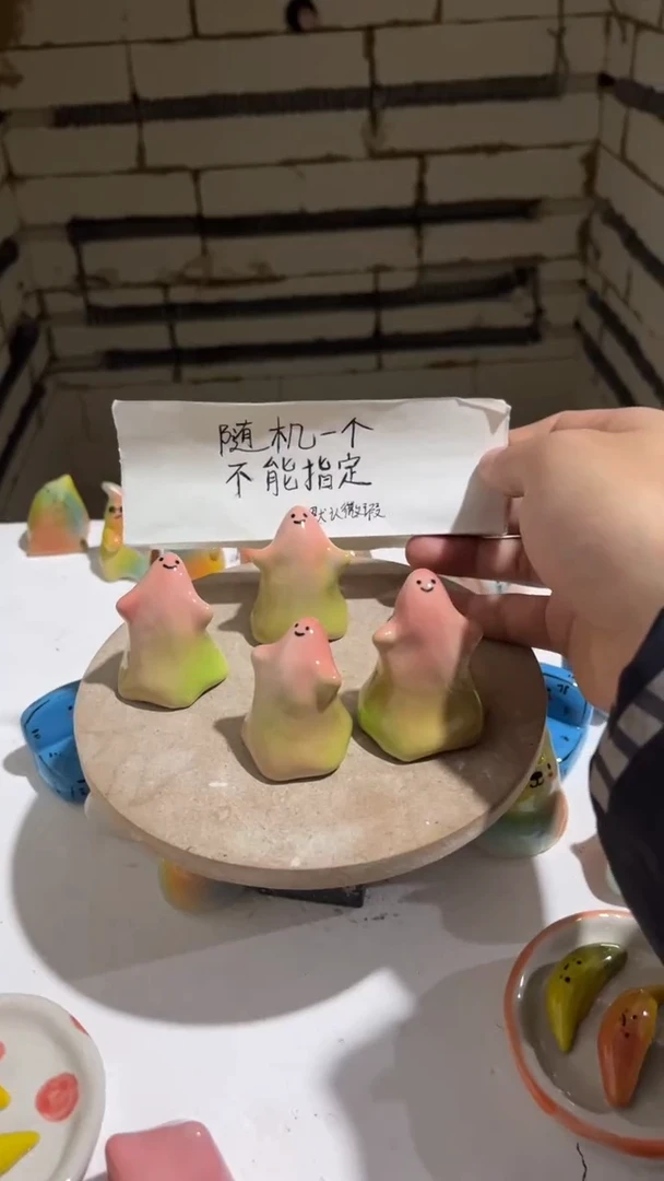 【闪购商品】摆件121手工微瑕陶瓷摆件