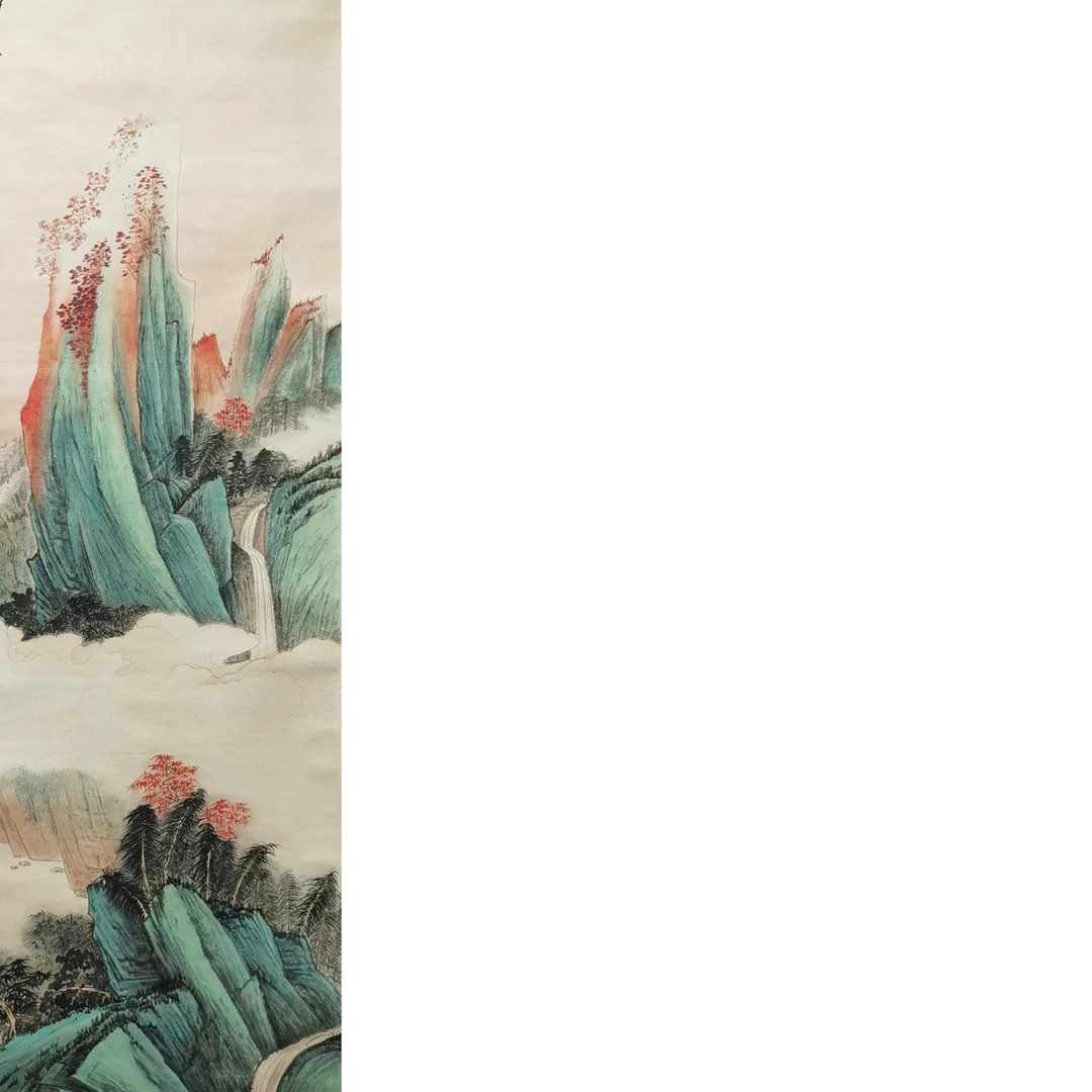 【辽拍】V250709-2-286《山水》（5.7平尺）纸本镜片 ws25