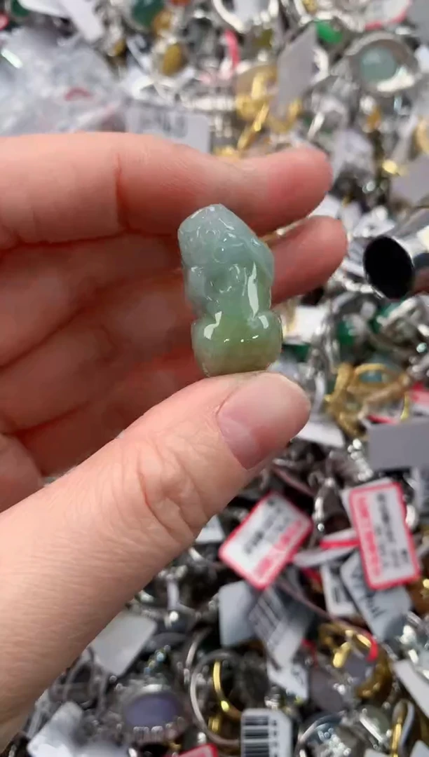 未镶嵌戒指翡翠222              5