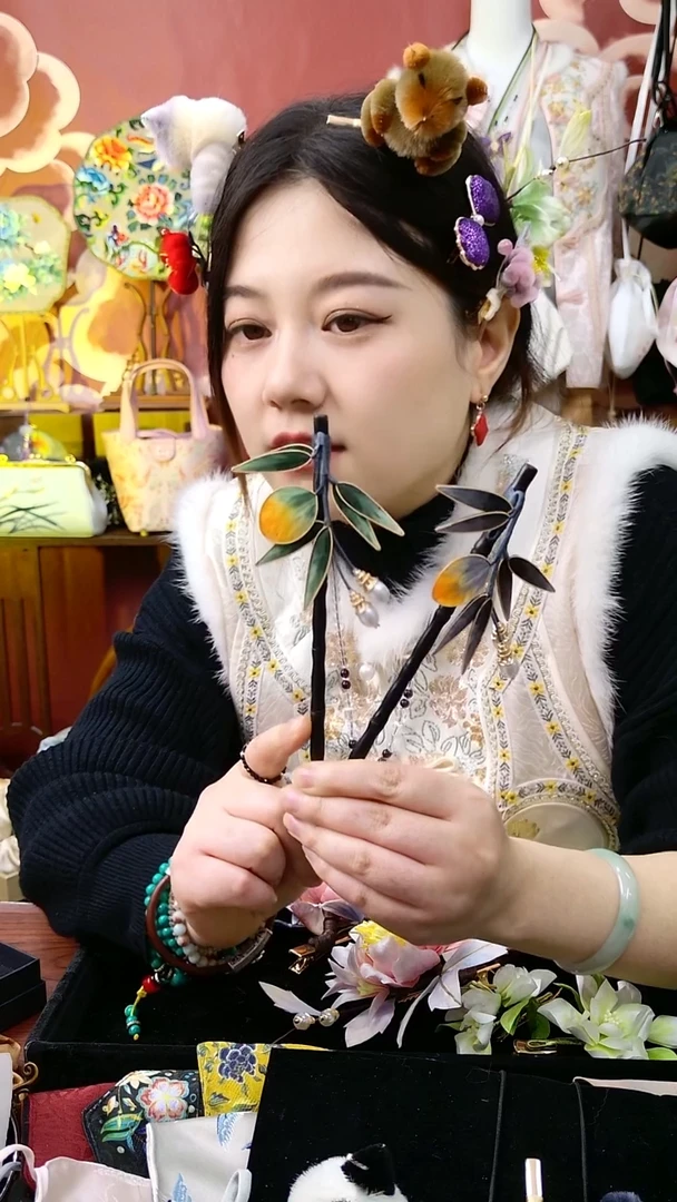 纯铜合金琉璃非遗发占