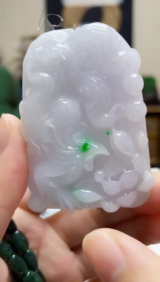 未镶嵌定制翡翠吊坠55