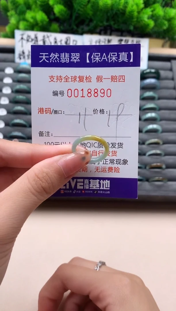 未镶嵌戒指翡翠天然  18890