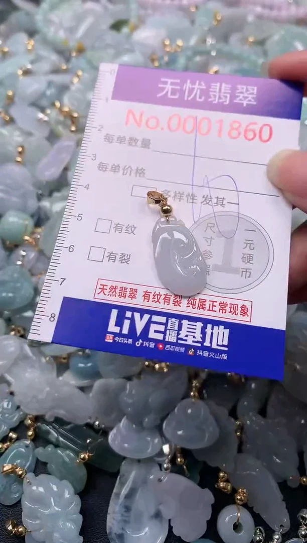 吊坠(不含链)未镶嵌翡翠1860