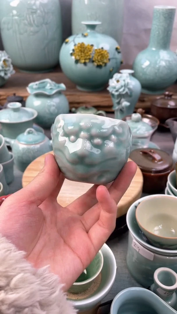 【闪购商品】正品 慧仙青瓷 主人杯