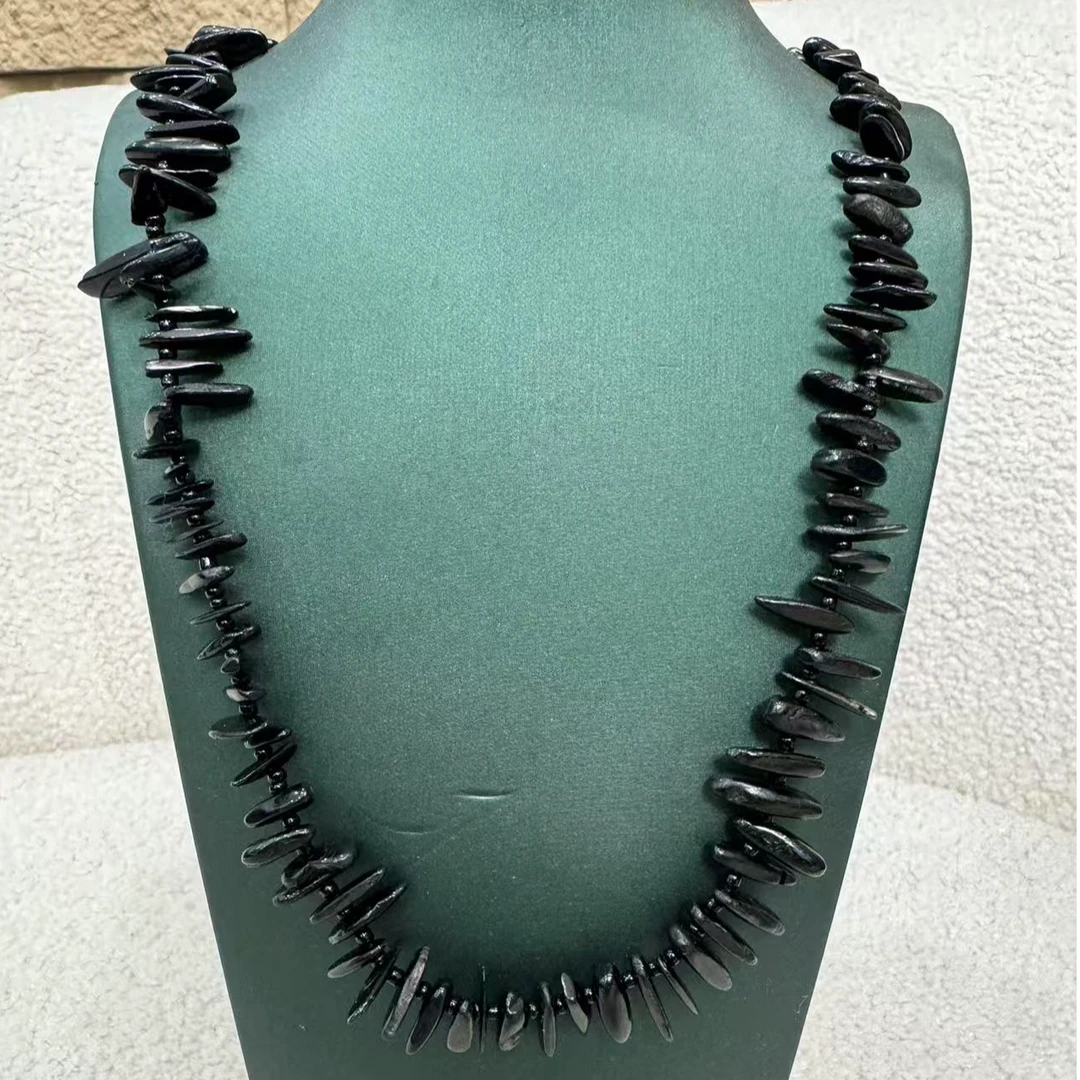 非金属玻璃项链 朱总原创设计天然手编项链