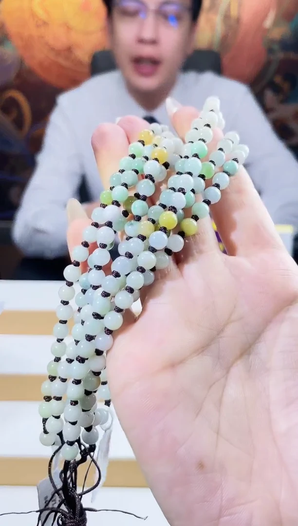 翡翠未镶嵌颈饰多样性发其一珠链20