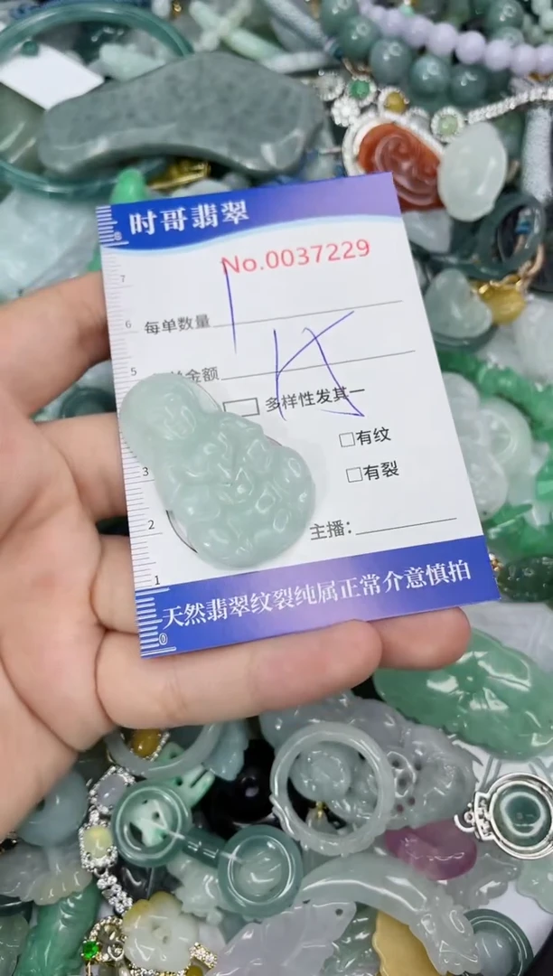 翡翠未镶嵌颈饰闪购商品0037229  多样性发其一