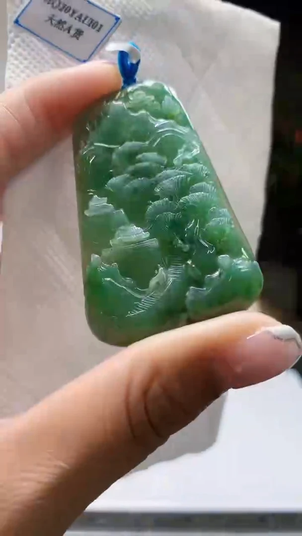 定制翡翠未镶嵌1015jj-毛货挂件15