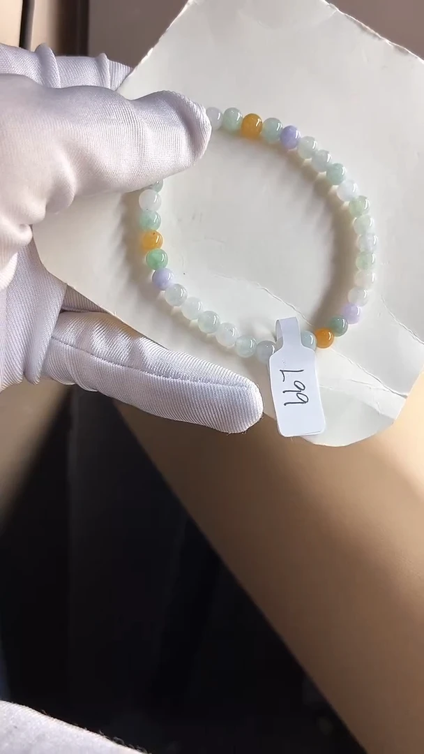 【闪购商品】翡翠手串未镶嵌天然A货翡翠手串L99