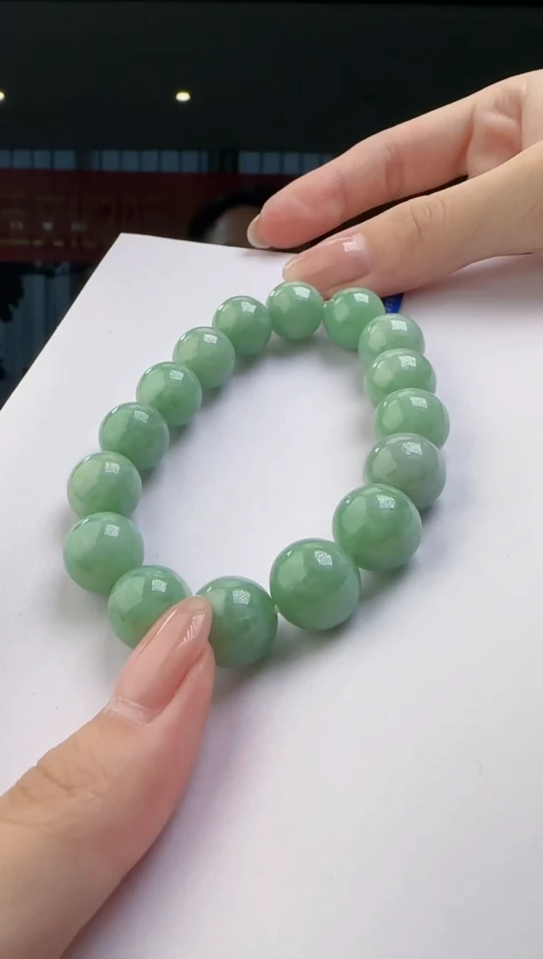 未镶嵌手串翡翠多样性发其一CC@@60B7J16568