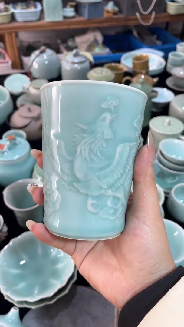 【闪购商品】特价 微瑕 慧仙青瓷