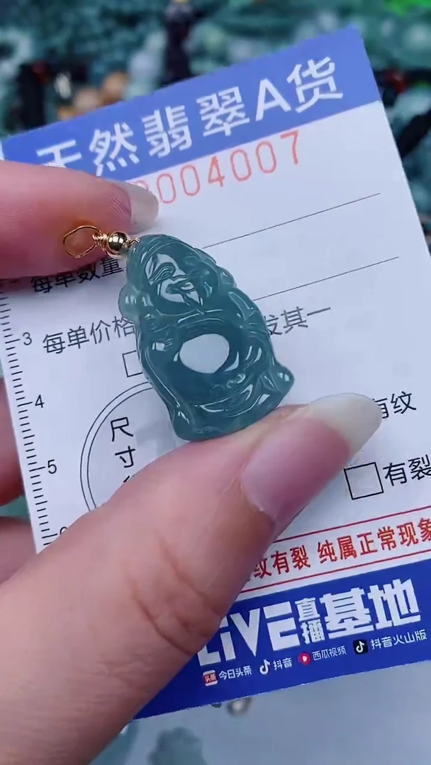 翡翠未镶嵌颈饰00004007