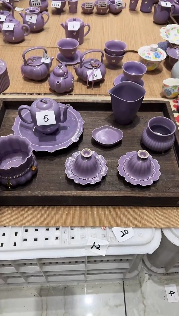 瓷片陶北溪堂正品茶具【带滴溜】