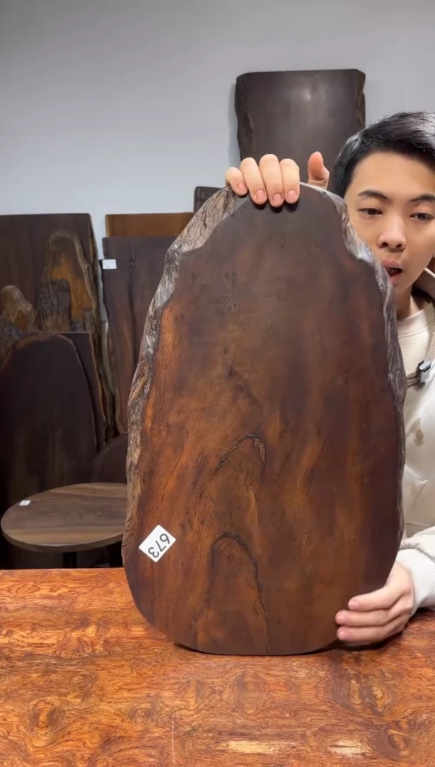 风车木（黑檀木）尺寸60*35*2.3编号673