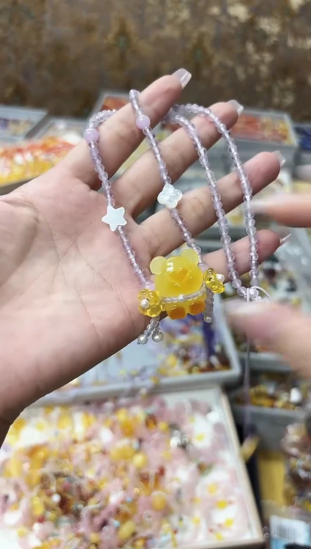 琥珀颈饰未镶嵌【多样性发一】