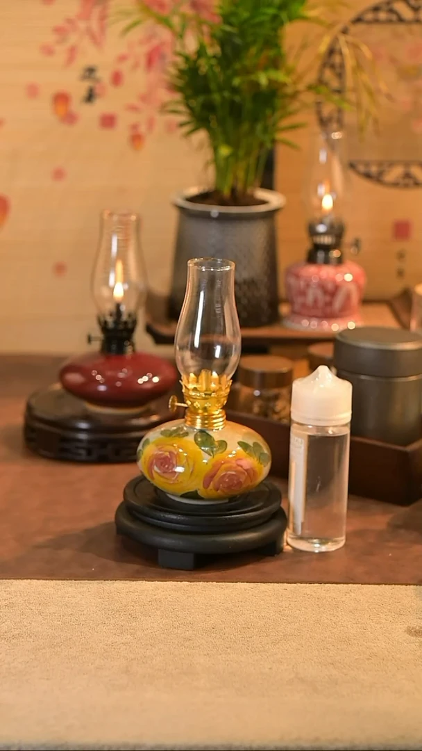 景德镇陶瓷油灯摆件