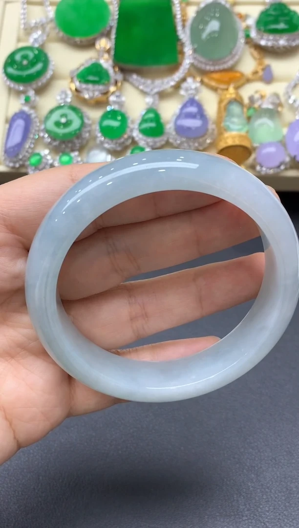 未镶嵌手镯翡翠390-中国好珍宝