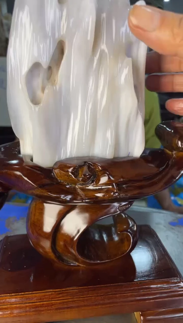 未镶嵌摆件硅化玉75