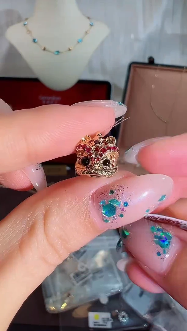 18K金镶嵌颈饰红宝石BN17538#-Y#14