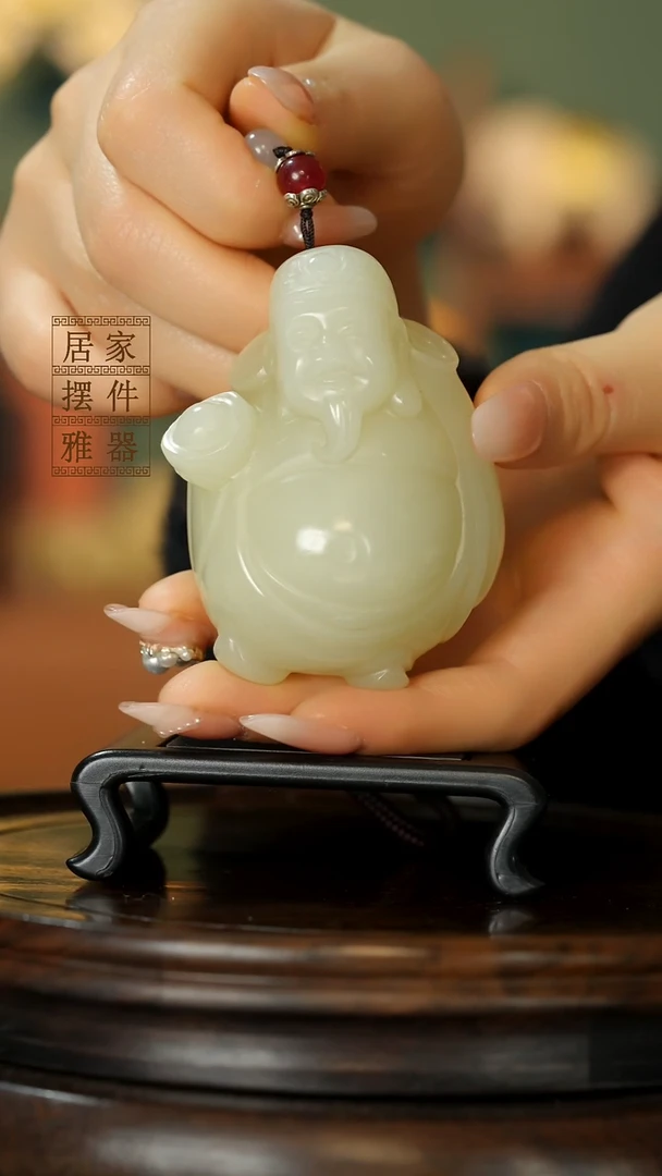 玉《富运亨通财神到》摆件