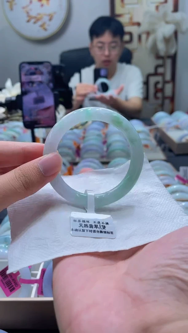 未镶嵌手镯翡翠203-55