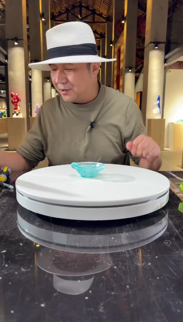 摆件天青色祥龙主人杯