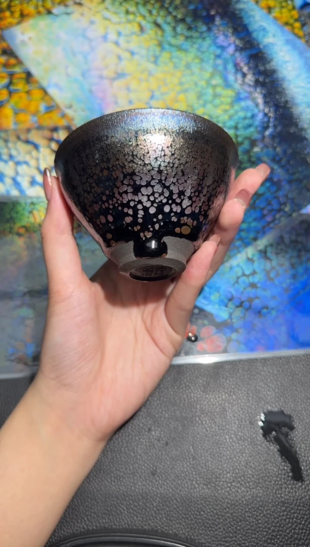 茶盏刘子龙油滴盏23