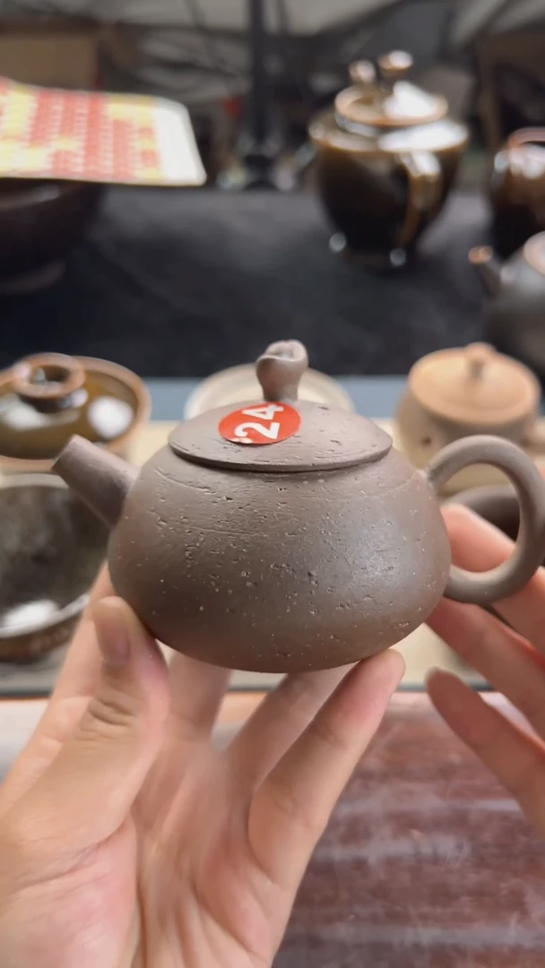 粗泥裸烧泡茶壶120cc