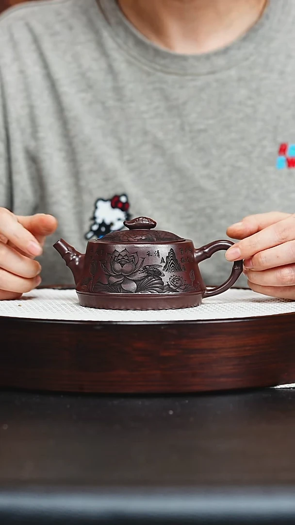 茶壶紫砂紫砂壶  大千
