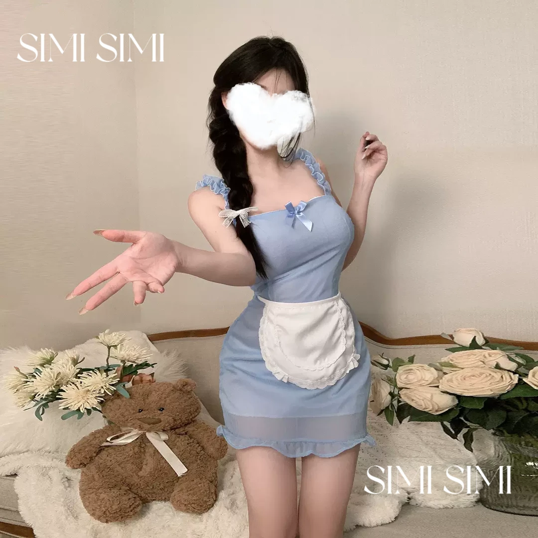 小厨娘【80-140斤】性感纯情甜美吊带裙角色扮演纯欲风