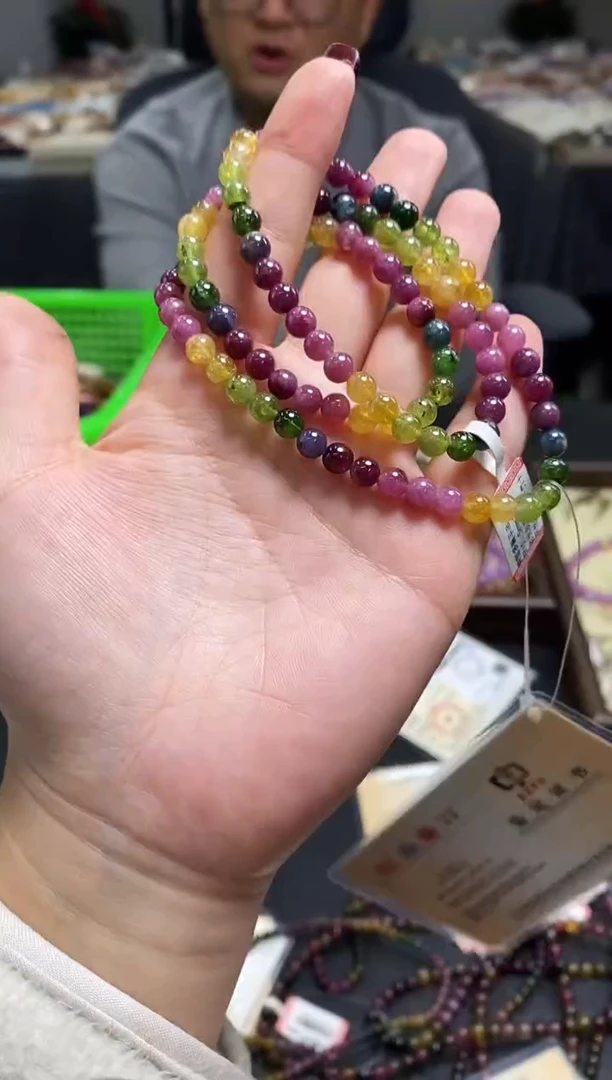 未镶嵌手串碧玺手串494