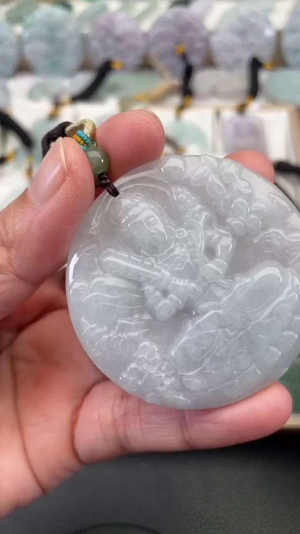 颈饰未镶嵌翡翠天然缅甸翡翠A货101
