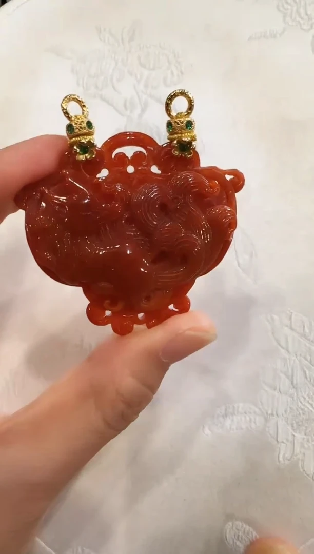 颈饰未镶嵌翡翠国风