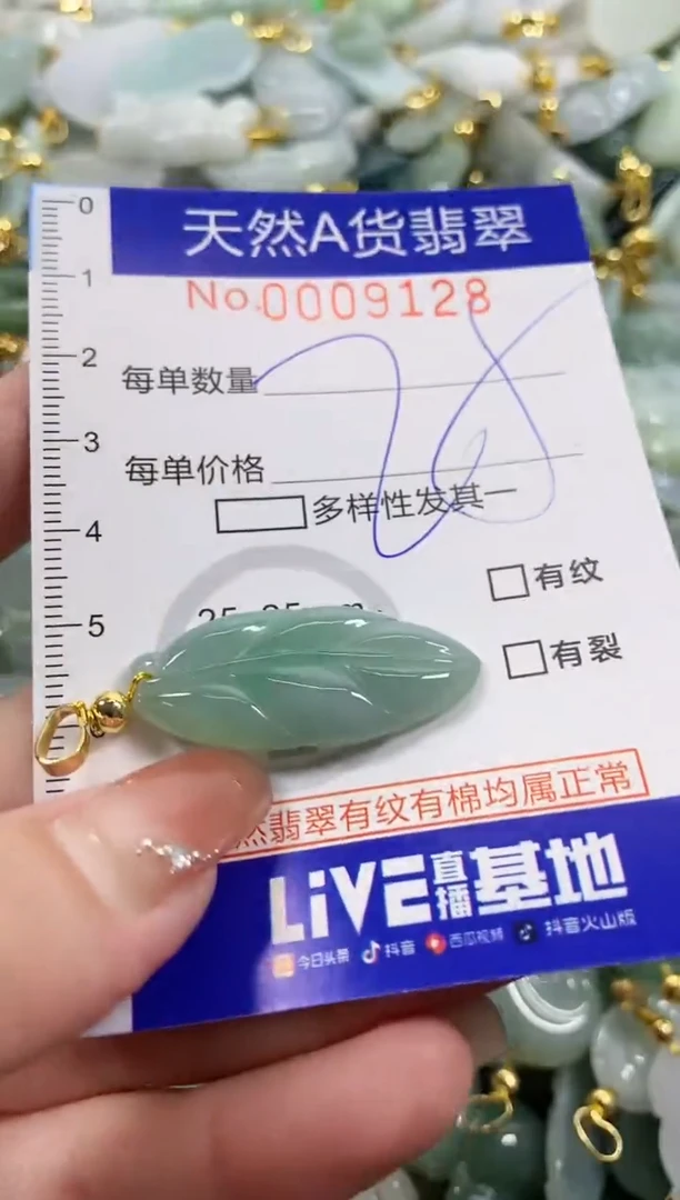 颈饰未镶嵌翡翠天然A货翡翠