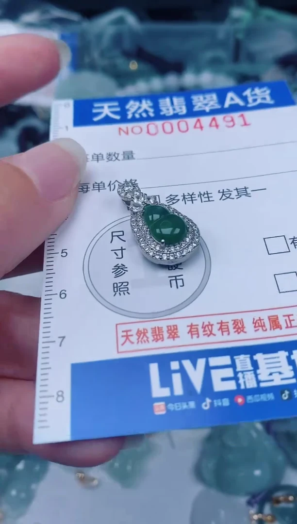 颈饰未镶嵌翡翠00004491