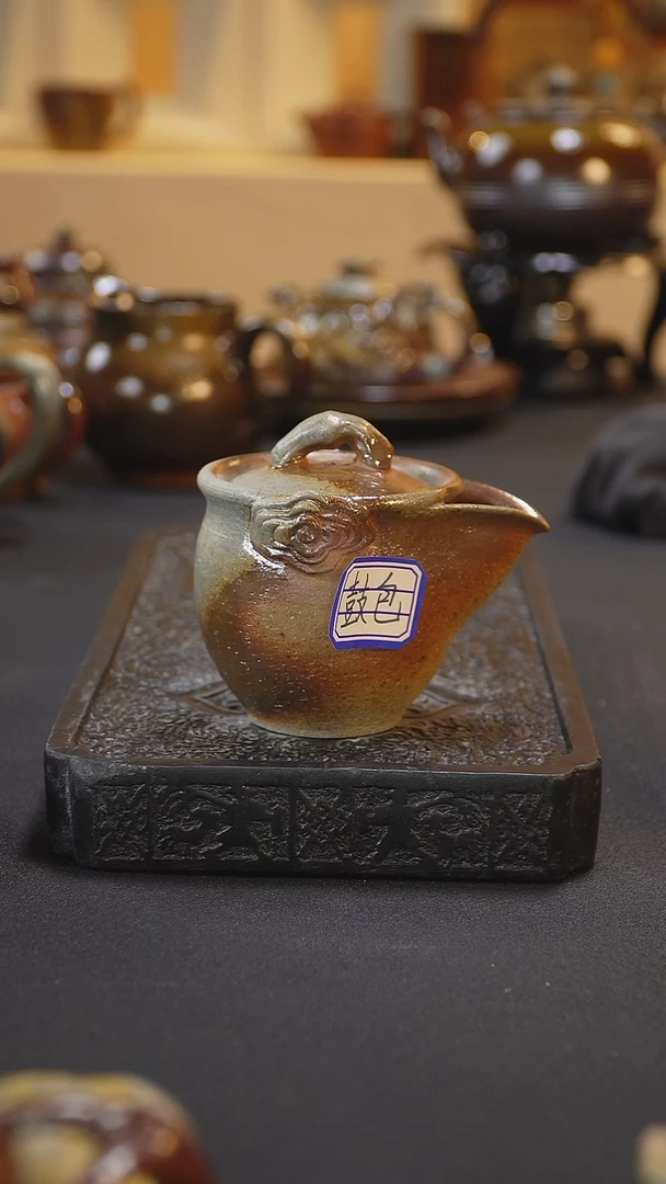 紫砂柴烧纯自然柴烧