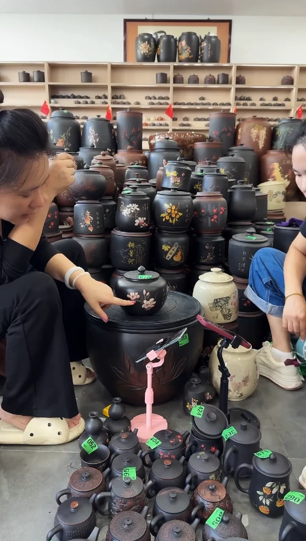 罐瑕疵茶叶罐  小苹果彩填   849