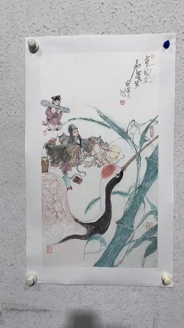 国画李翔峰老师作品一幅
