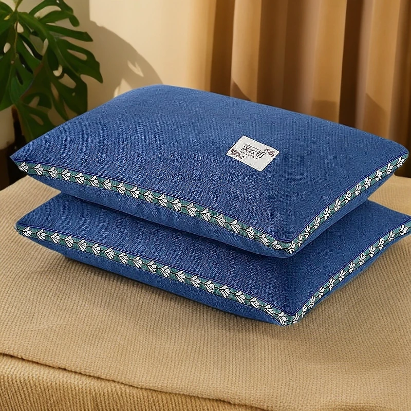 枕头男士睡眠颈椎护颈椎专用枕芯枕套家用护颈学生宿舍荞麦皮枕头