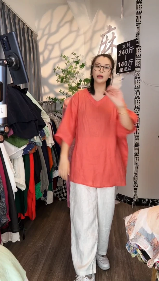 亚麻大码女装系列。140斤-240斤