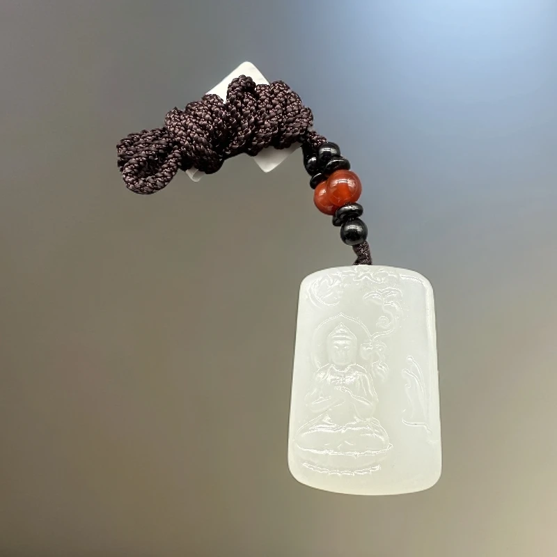 YS097精雅和田玉挂坠54.35g