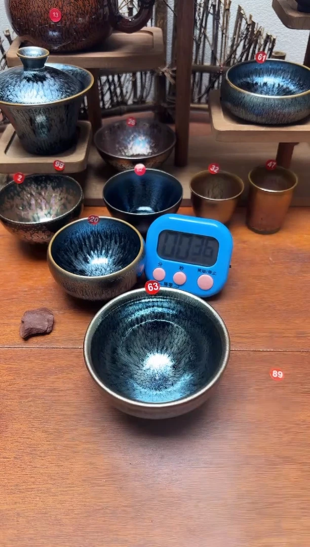 茶盏沉***营63号建盏工匠茶器