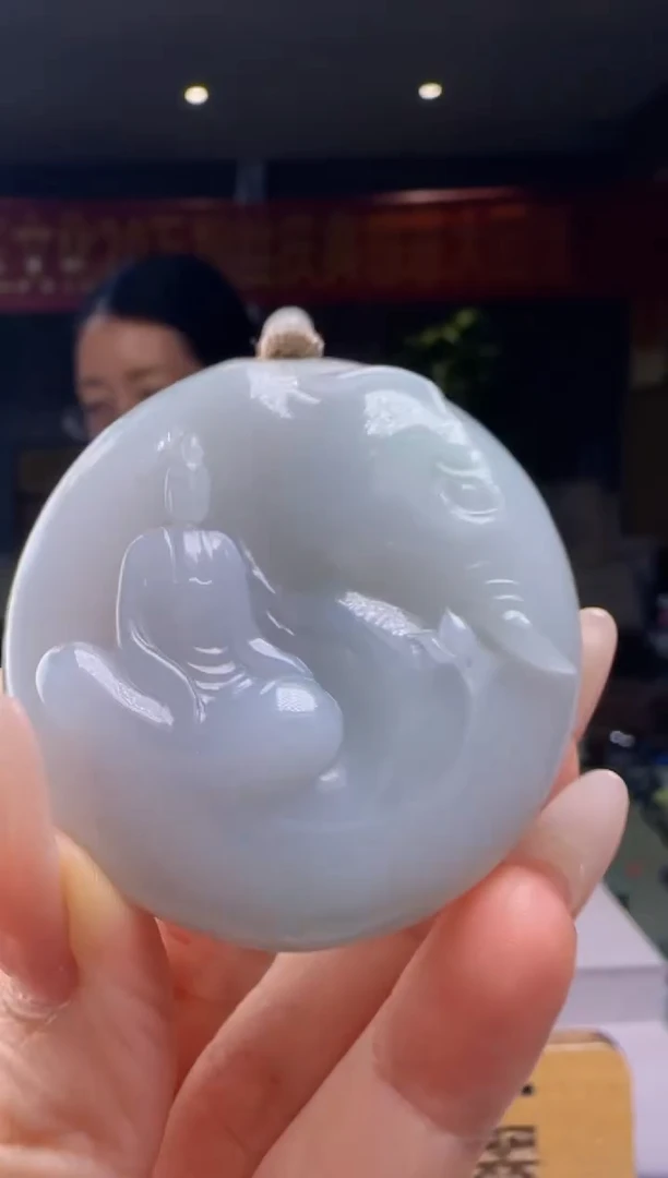 翡翠未镶嵌颈饰YJ@@WS1WX37348