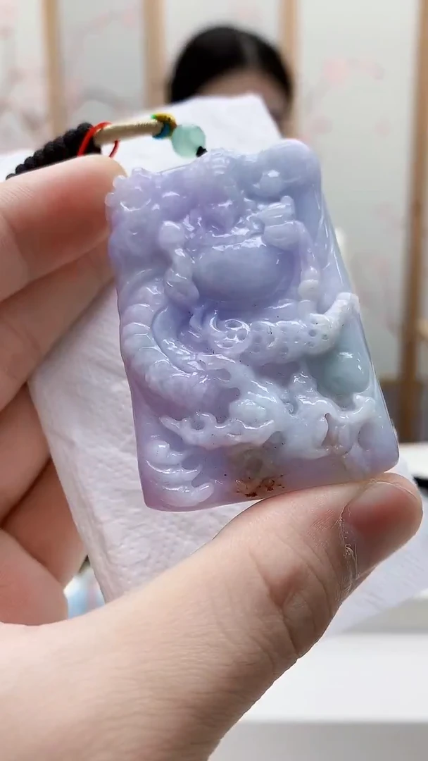 未镶嵌定制翡翠4812bb-毛货挂件38