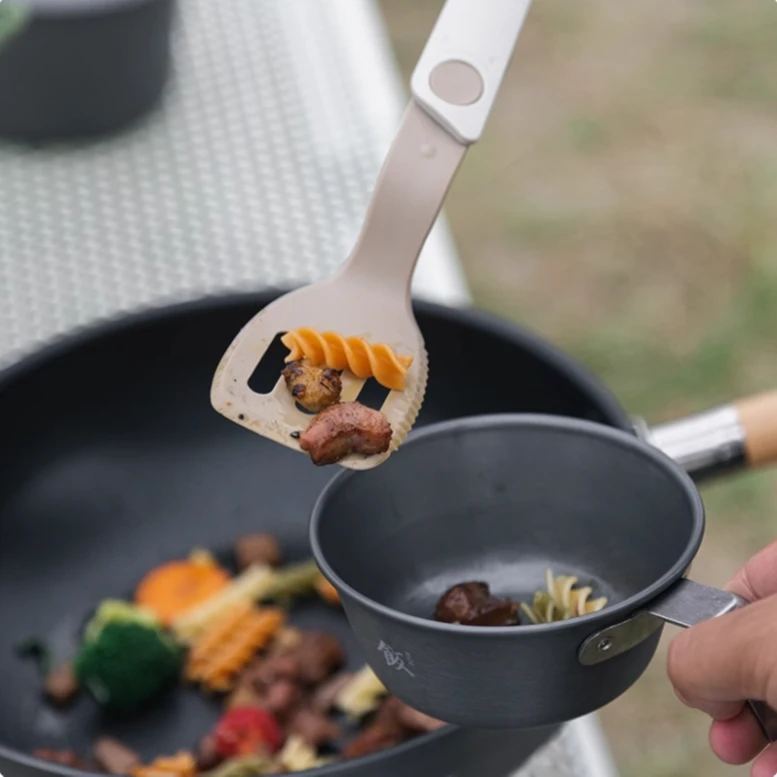 火枫徒步露营春来尼龙铲勺户外轻量化便携折叠餐具锅铲汤勺饭勺