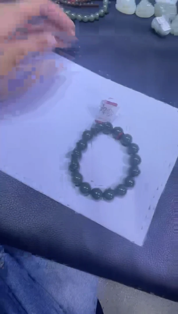 未镶嵌手串和田玉且末蓝手串（产地直发）